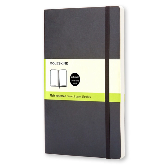 Moleskine Classic Soft Cover Large Musta Ruled
