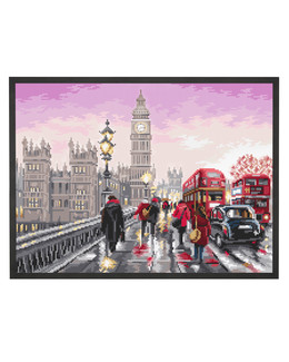 Kirjontapakkaus Taulu Westminster Bridge