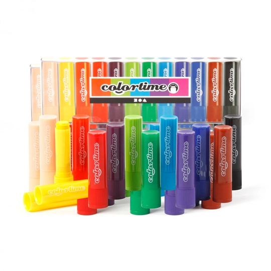 Colortime Kierrä väriliidut 12 kpl