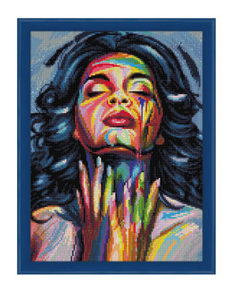 Diamond Painting Lady