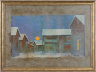 Juhani Palmun teos - Hämärän hetki - 77x57 cm