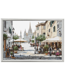 Kirjontapakkaus Taulu Barcelona