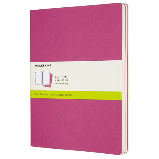 Moleskine Cahier XL Pinkki Ruled