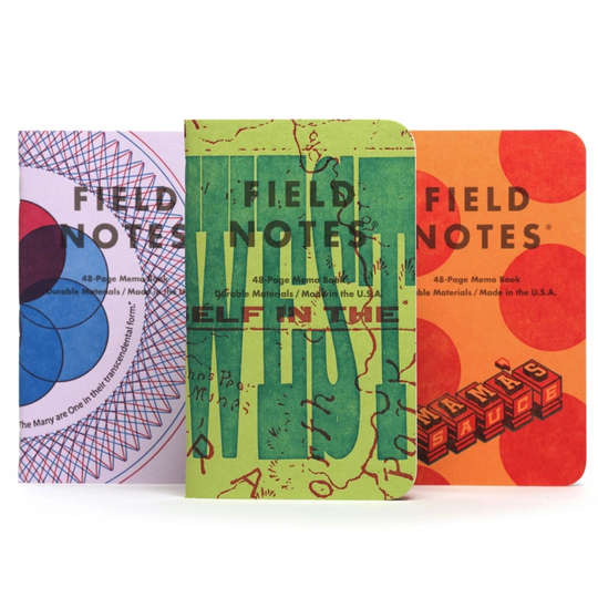 Field Notes United States of Letterpress A 3-Pack