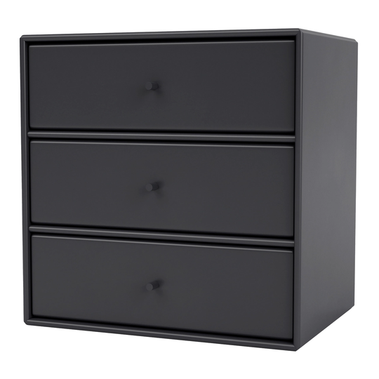 Montana Furniture Montana Mini moduuli 3 vetolaatikolla, 04 Anthracite