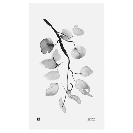 Teemu Järvi Illustrations Koivun oksa juliste, 30 x 50 cm