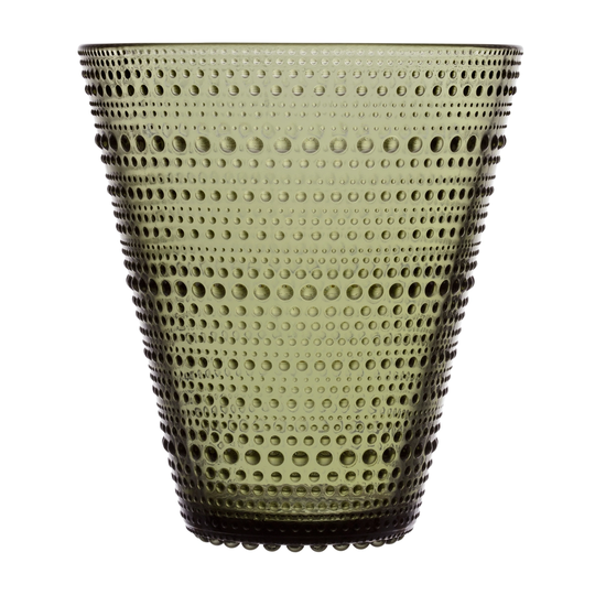 Iittala Kastehelmi maljakko 154 mm, sammaleenvihreä