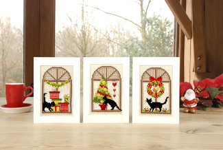 Kortit Jouluikkunat 3/pak