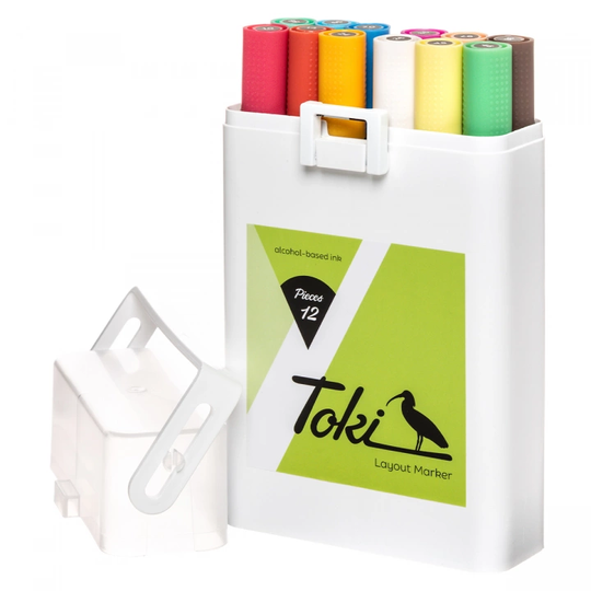 Toki Marker Main Tones C 12-setti