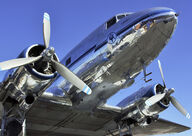 Canvas-taulu | Akustiikkataulu DC-3 lentokone 3305