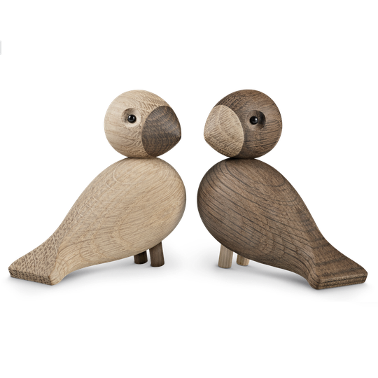 Kay Bojesen - Lovebirds oak/smoked oak 1 Pair (39204)