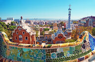 Canvas-taulu | Akustiikkataulu Barcelona Park Guell 229