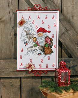 Kirjontapakkaus Kalenteri Metsän ystävät