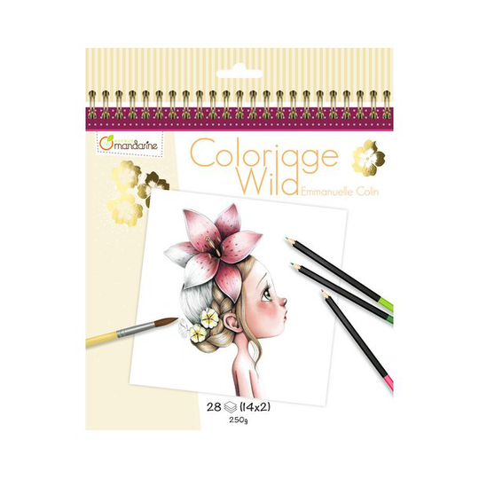 Avenu Mandarine - Emmanuelle Colin - Colouring book Wild 1