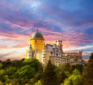 Canvas-taulu | Akustiikkataulu Sintra Palace Portugali 767