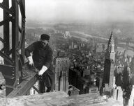 Canvas-taulu | Akustiikkataulu Empire State Building työmaa NY MV 2843