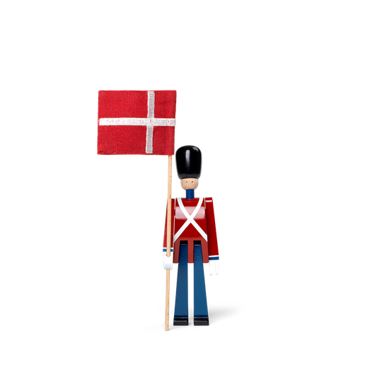 ​Kay Bojesen - Standard-bearer mini red/blue/white (39226)