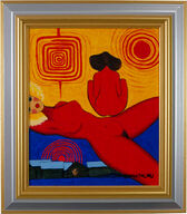 Juhani Palmun teos - Autuas - 62x54 cm