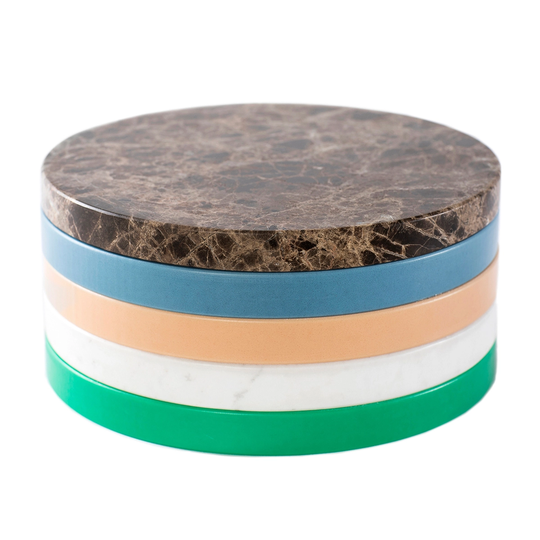 valerie_objects Five Circles alustat, setti A, 21 cm, 5 kpl