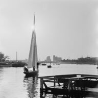 Canvas-taulu | Akustiikkataulu Uunisaari mattolaituri 1964 MV Helsingin kaupunginmuseo 3828