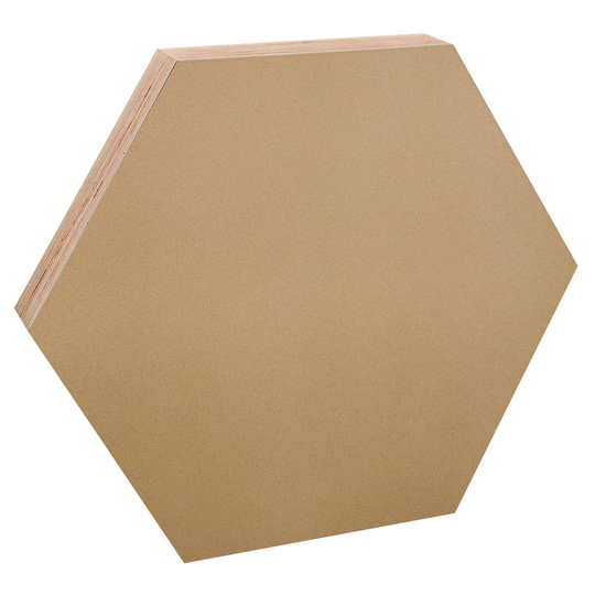 Kotonadesign Muistitaulu hexagon, 52,5 cm, kulta