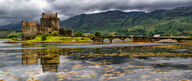 Canvas-taulu | Akustiikkataulu Eilean Donan Castle Scotland 1137