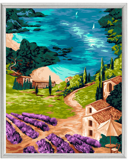 Paint By Numbers Meren rannikolla