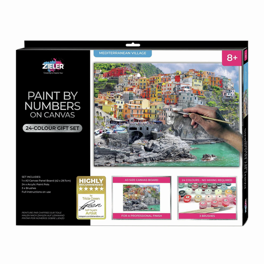 Zieler - Paint By Numbers - Mediterranean city (609299444)