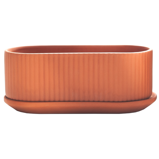 Elementa Klorofyll Jardinaire ruukku, terrakotta