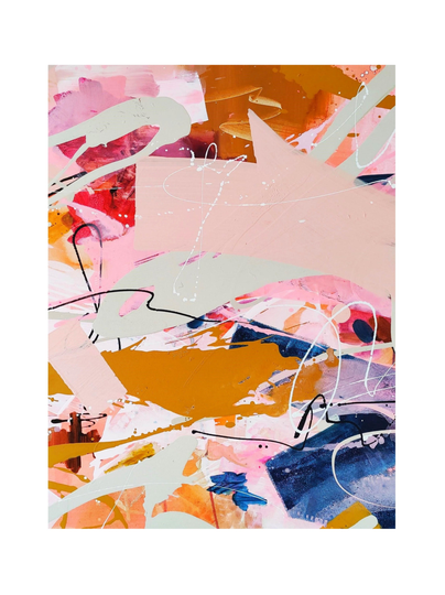 Worlds collide 50x40cm