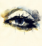 Canvas-taulu | Akustiikkataulu Beauty eye 580