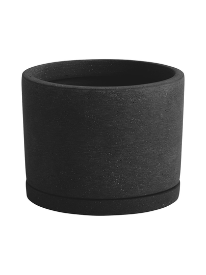Plant pot -ruukku ja aluslautanen l ø 19 cm