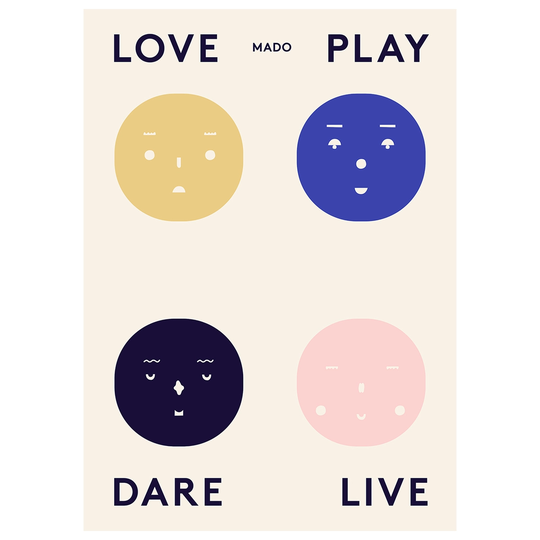 MADO Four Feelings juliste