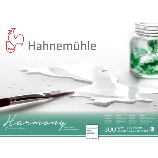 Hahnemühle Akvarelliipaperi Harmony 300g HP 30×40cm