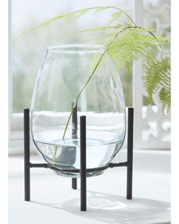 Yhdistetty kynttilälyhty ja maljakko 21,5 cm