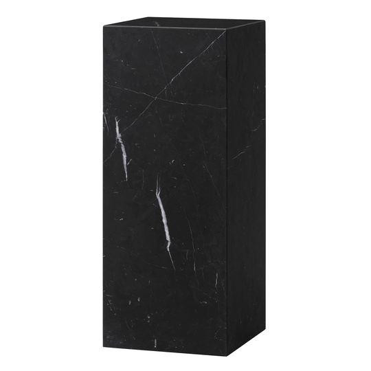 MENU Plinth Pedestal taso, musta Marquina marmori