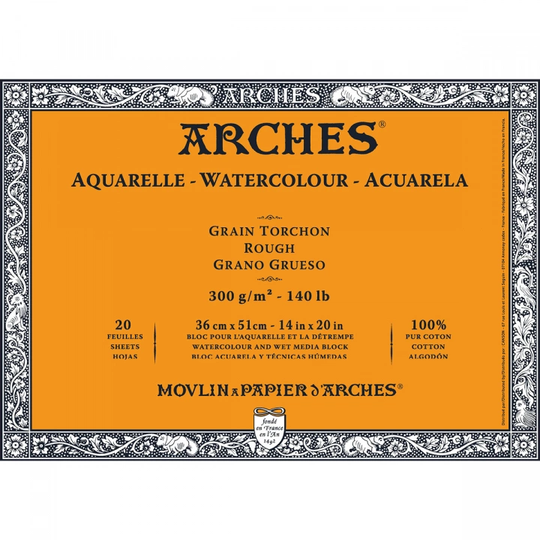 Arches Akvarellilehtiö Rough 300g 36x51cm