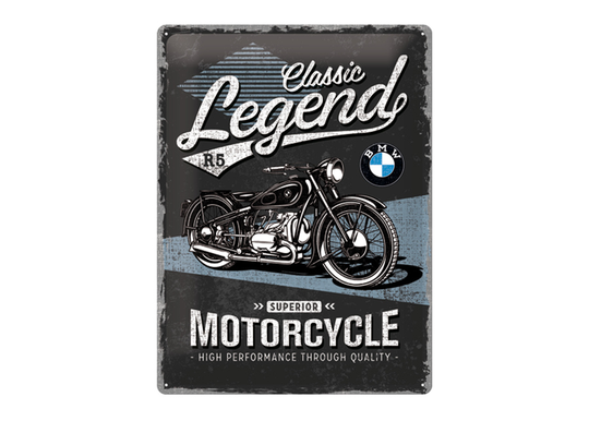 Retro metallitaulu BMW Classic Legend 30x40 cm