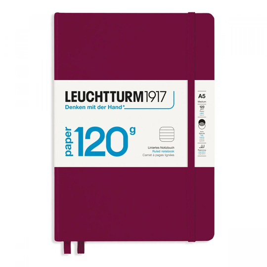 Leuchtturm1917 Notebook A5 120g Port Red Dotted