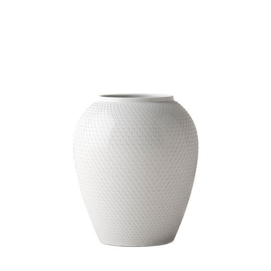 Lyngby Porcelæn - Rhombe Maljakko 25 cm