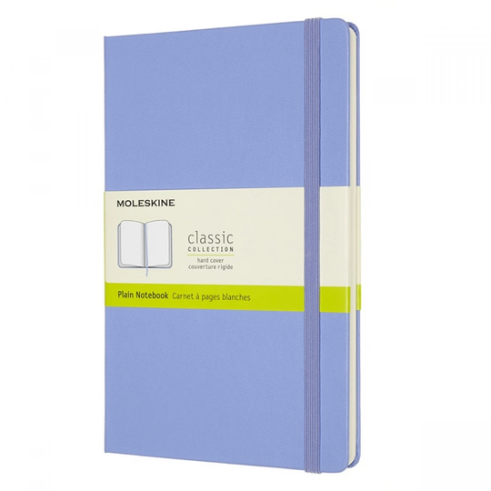 Moleskine Classic Hardcover XL Hydrangea Blue Plain
